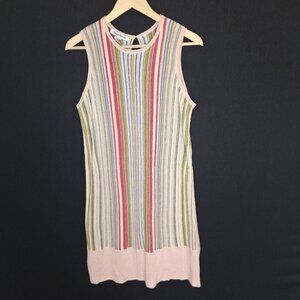 💙 Tommy Bahama Knit Stretch Comfy Dress Size L Preppy Beach Summer Casual